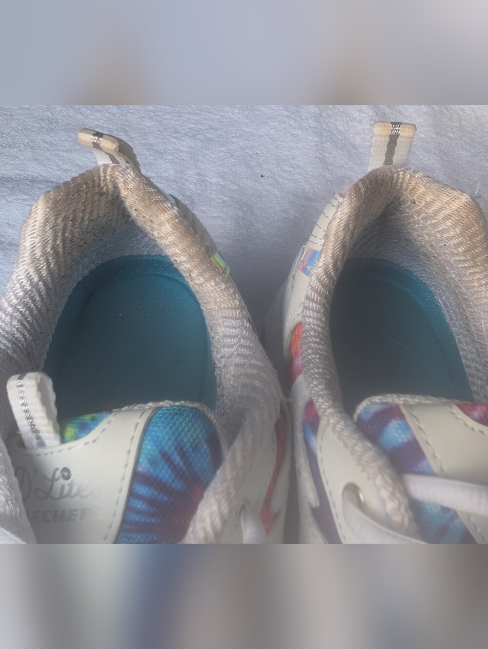 SKECHERS D'Lites Summer Fiesta Sneaker Women Size 7 - Picture 3 of 8